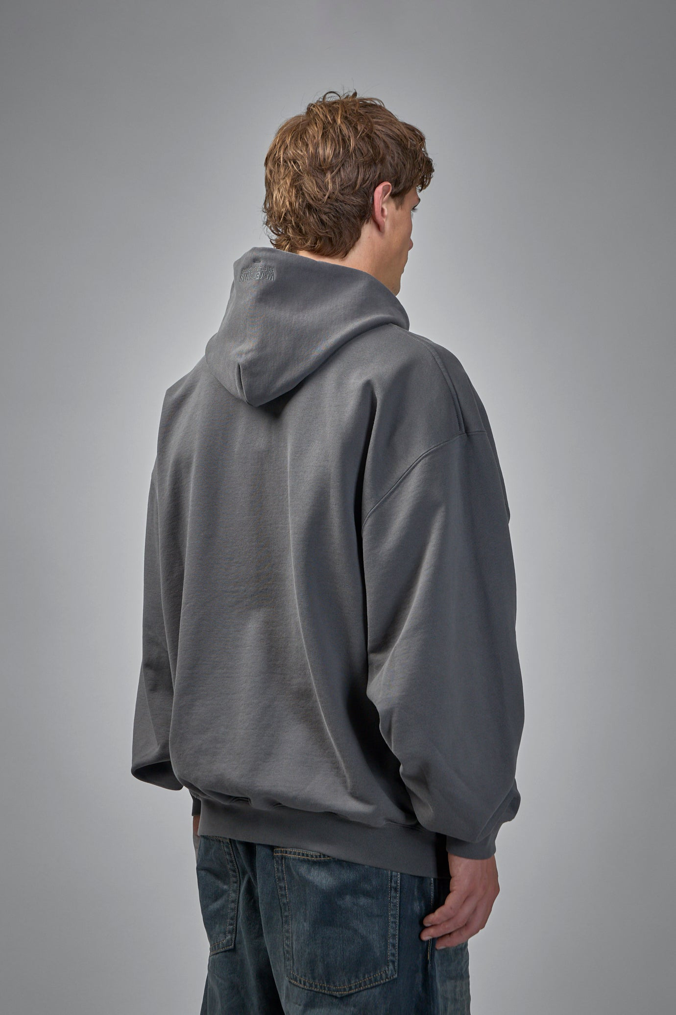 Boxing Logo Oversized Zip-Up Hoodie - 3