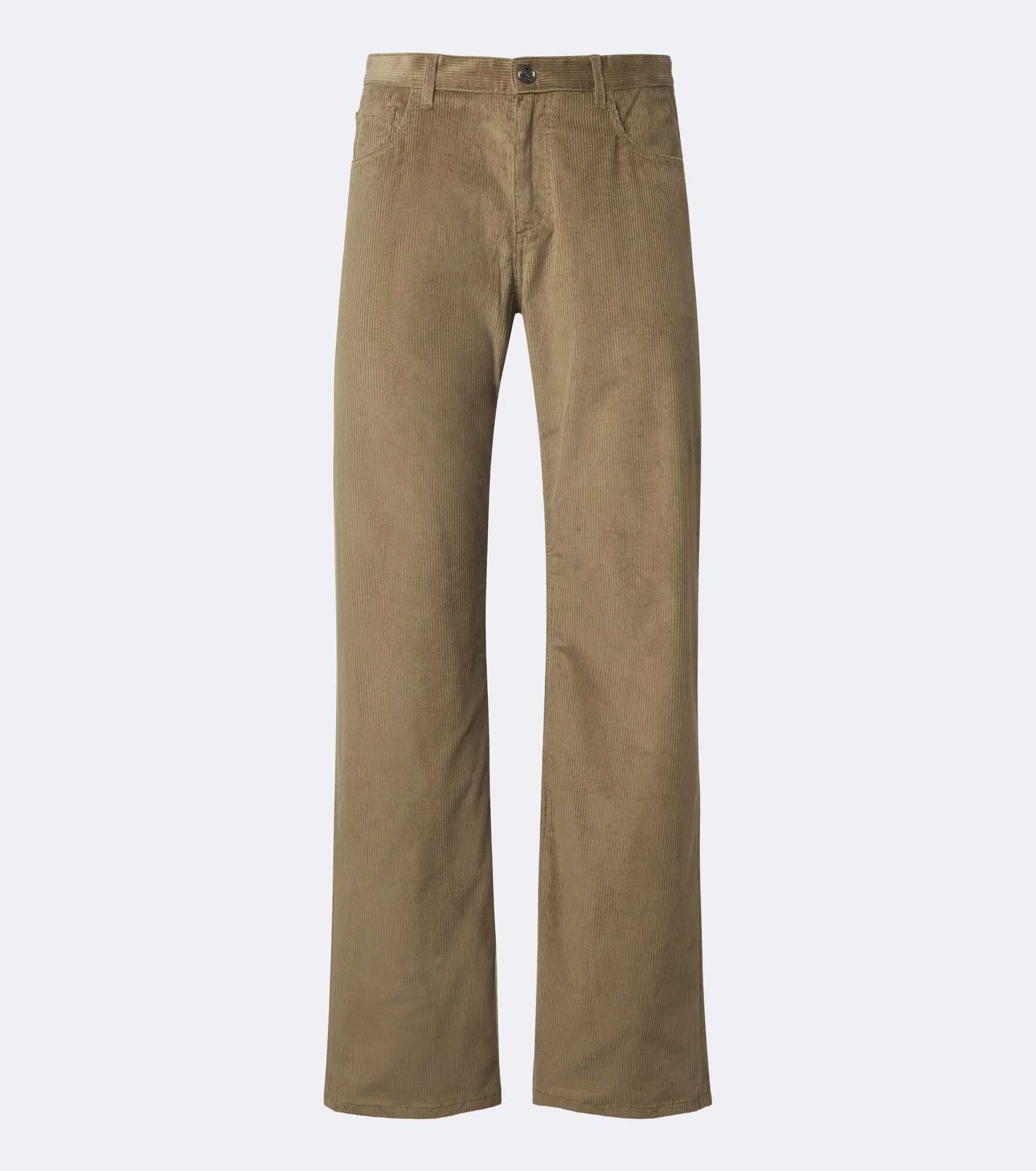 Cotton corduroy straight pants - 1