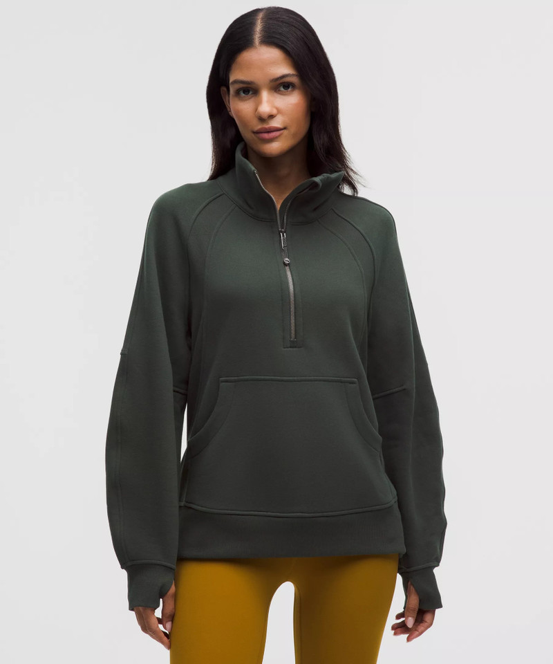 Scuba Oversized Funnel-Neck Half Zip *Long 1