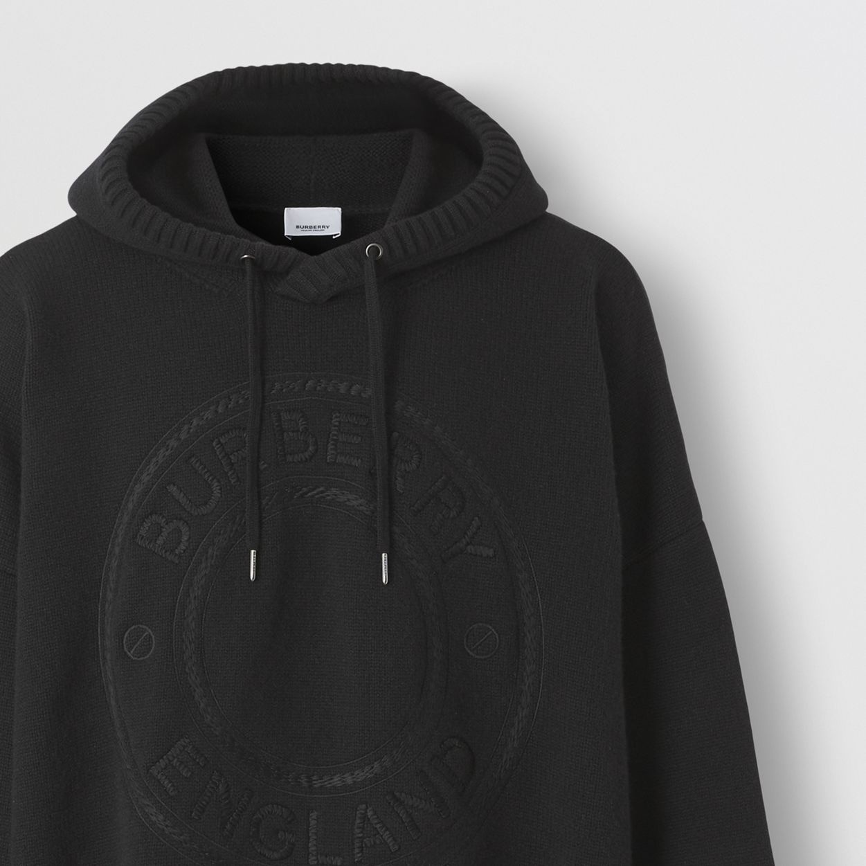 Logo Graphic Cashmere Hoodie - 6