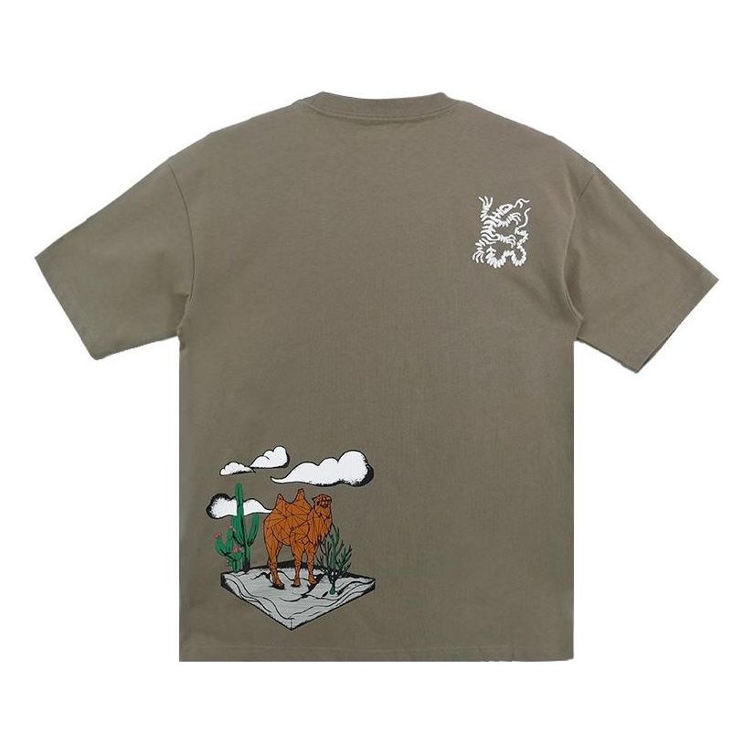 Converse Desert Graphic Tee 'Brownish Green' 10024871-A03 - 2