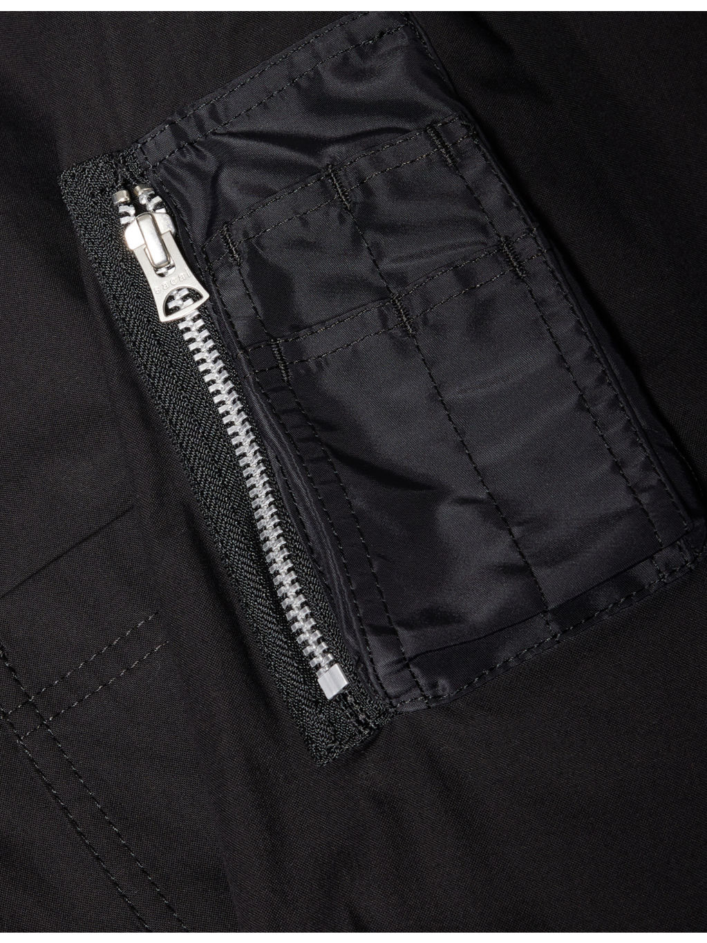 Long-Sleeve Cotton Oxford Jacket - 6