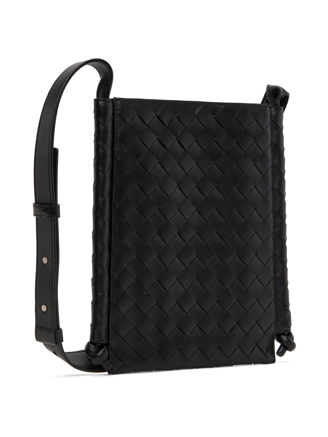 Black Small Flat Loop Pouch - 3