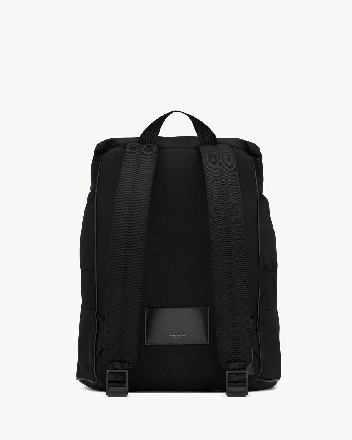 SAINT LAURENT BACKPACK IN ECONYL® AND VEGETABLE-TANNED LEATHER - 2