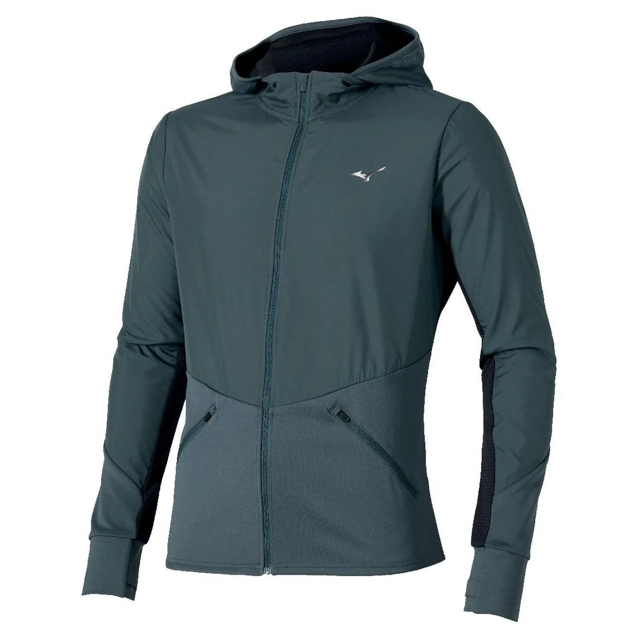 Men's Warmalite Hybrid Full Zip Hooded Long Sleeve - 1