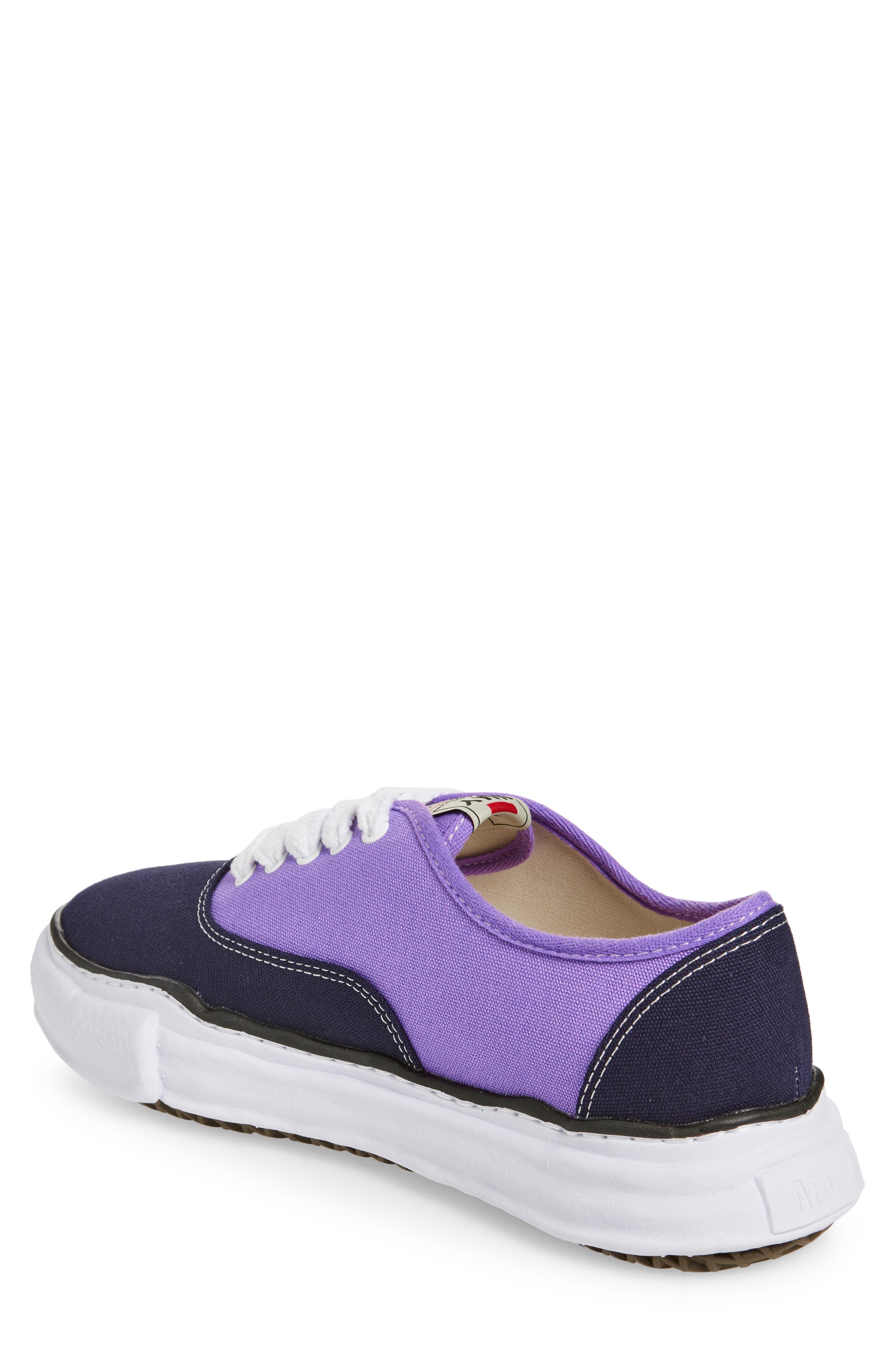 Maison MIHARA YASUHIRO Baker Original Sole Canvas Sneaker in Nav/pur at Nordstrom - 2