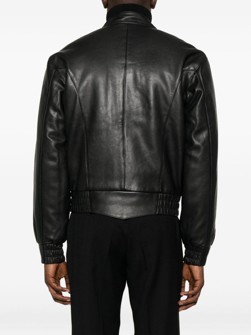 zip-front elasticated-cuff jacket 4