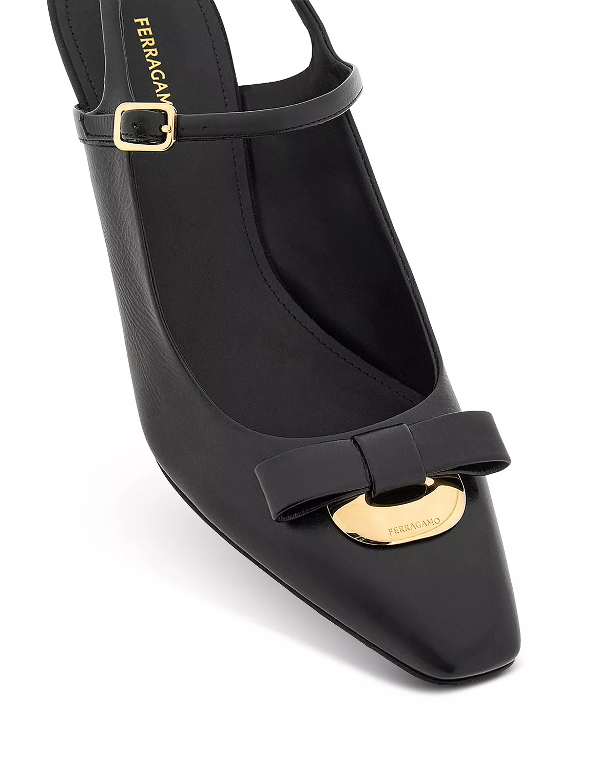 FERRAGAMO Women's Ophelia Bow Slingback Pumps