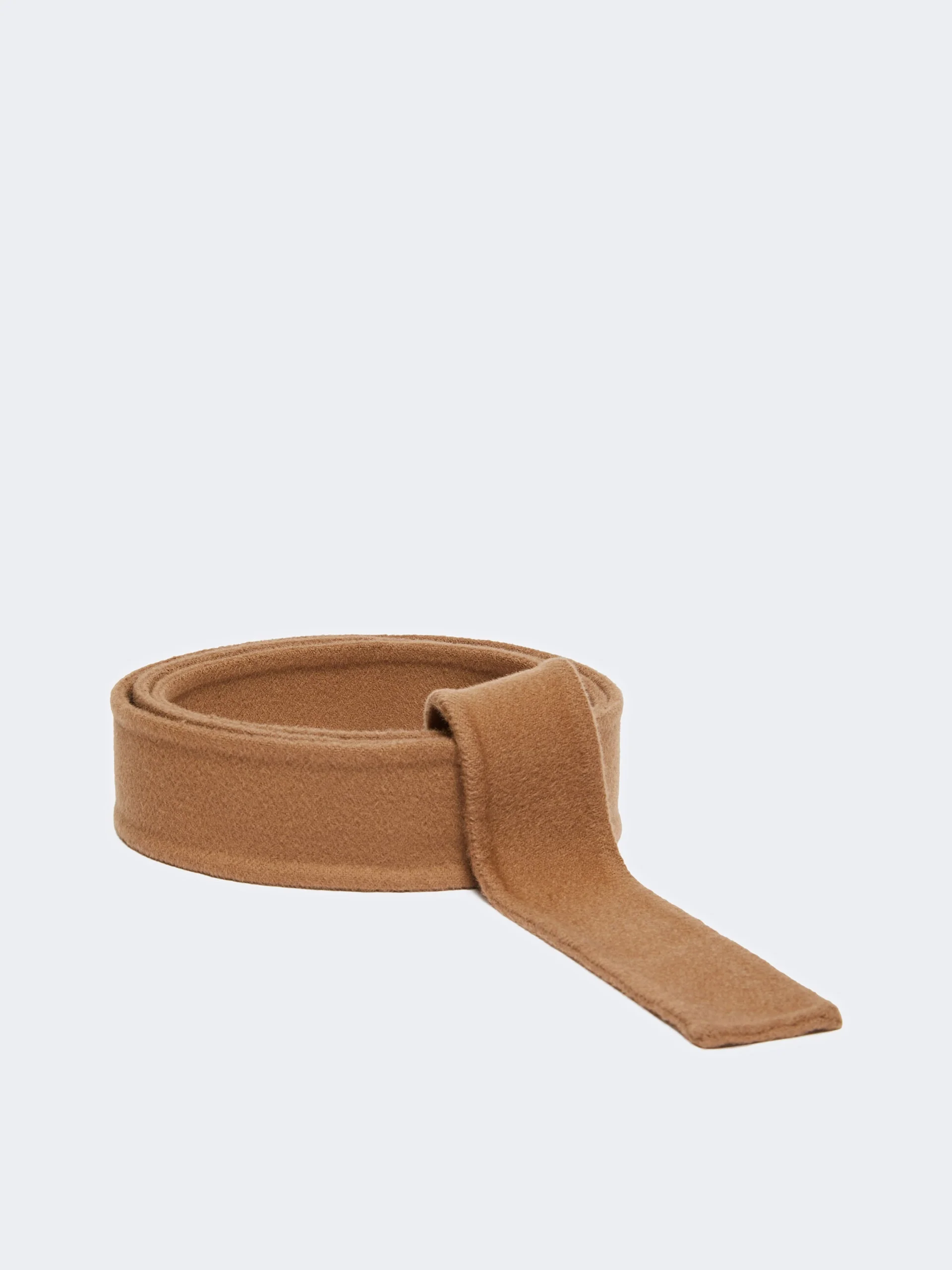 Belt in pure wool fabric - CAMEL - 1