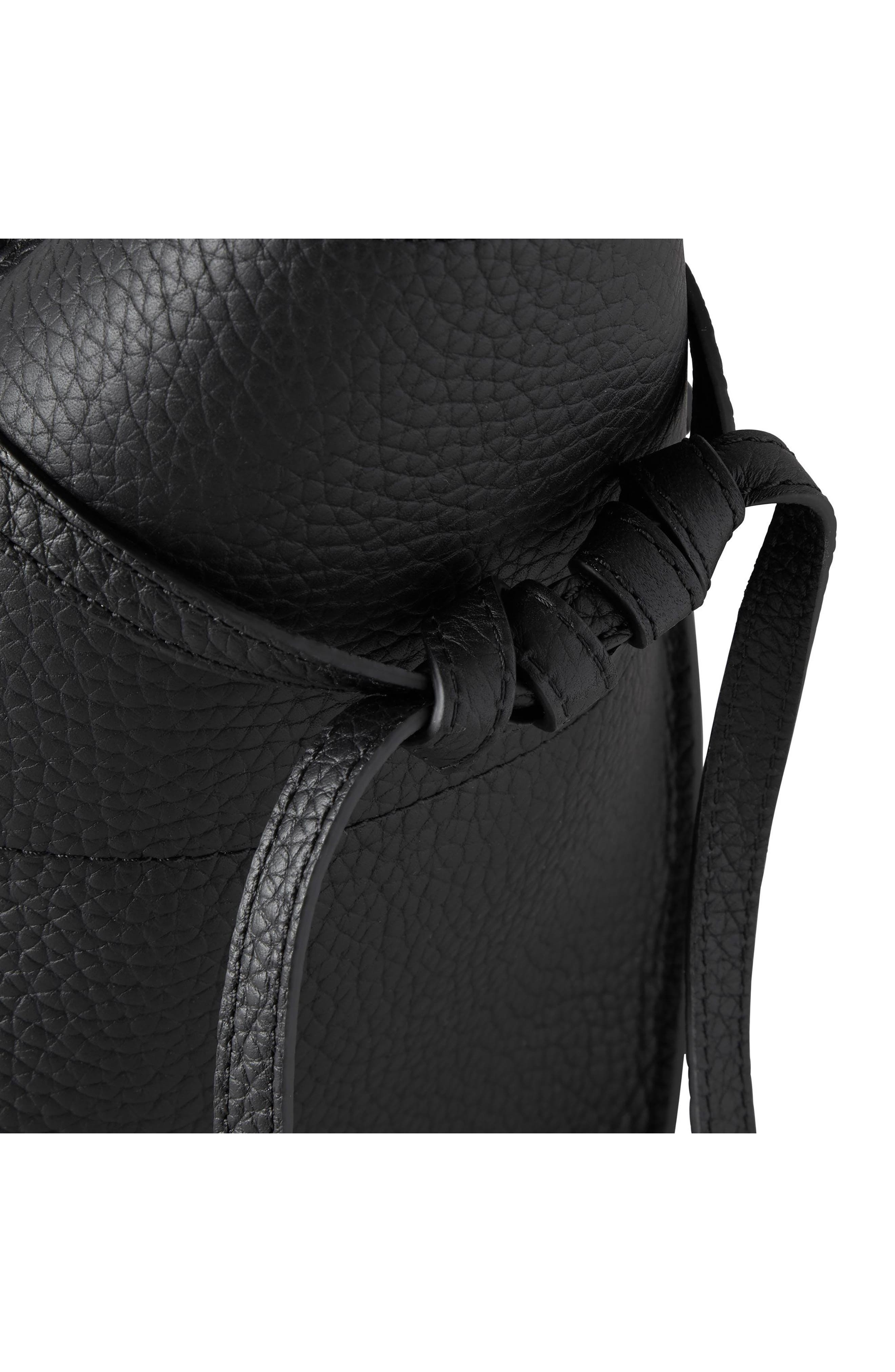 Mulberry Medium Soft Bayswater Grained Leather Satchel in Black at Nordstrom - 6