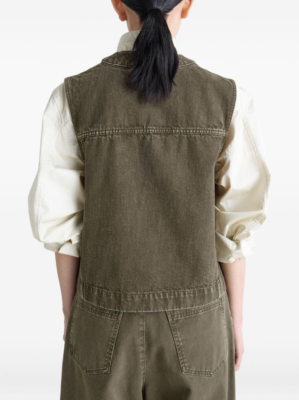 button-up gilet - 4