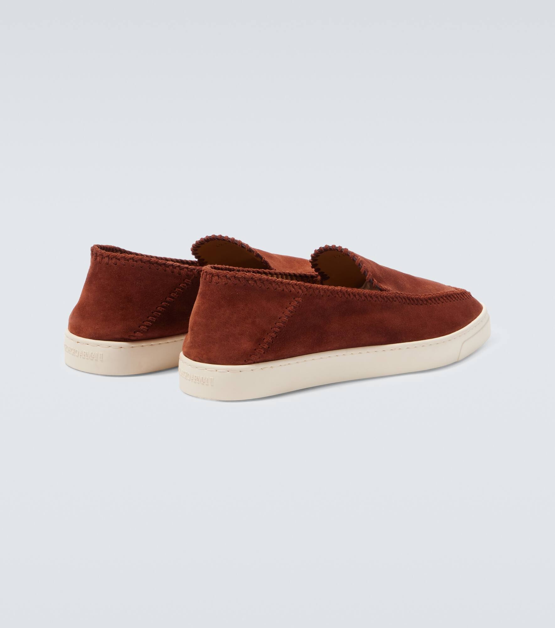 Suede slip-on shoes - 6