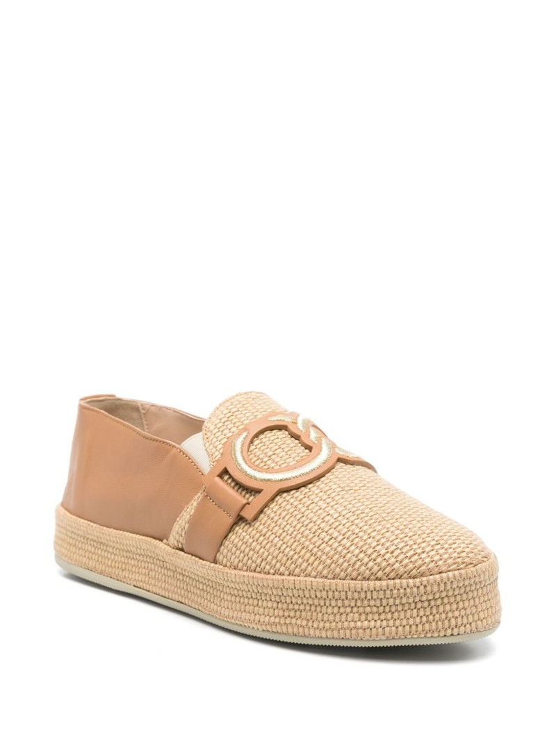 CASADEI embroidered espadrilles outlook