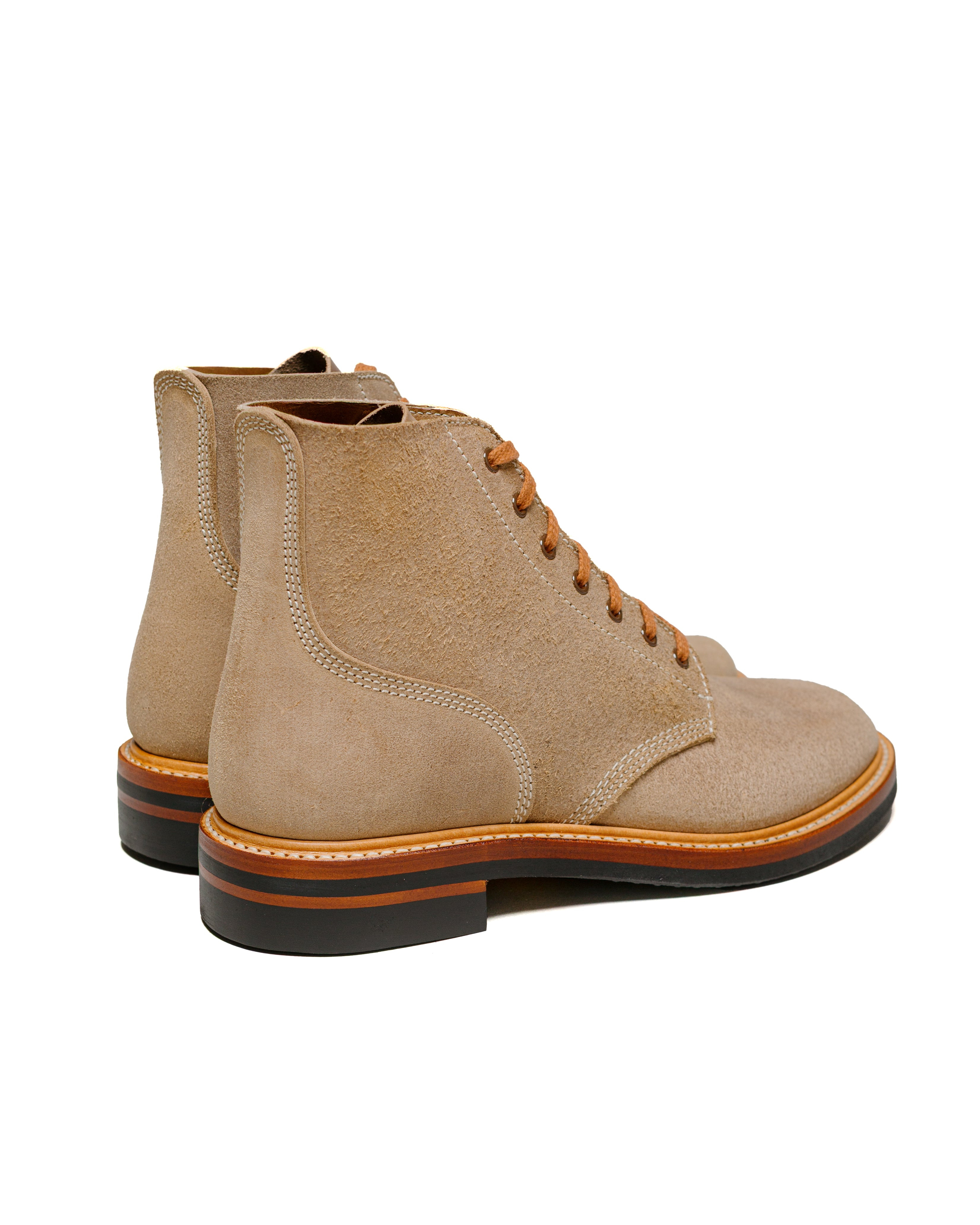 M-43 Service Shoes Horween Leather CXL Natural Roughout - 3