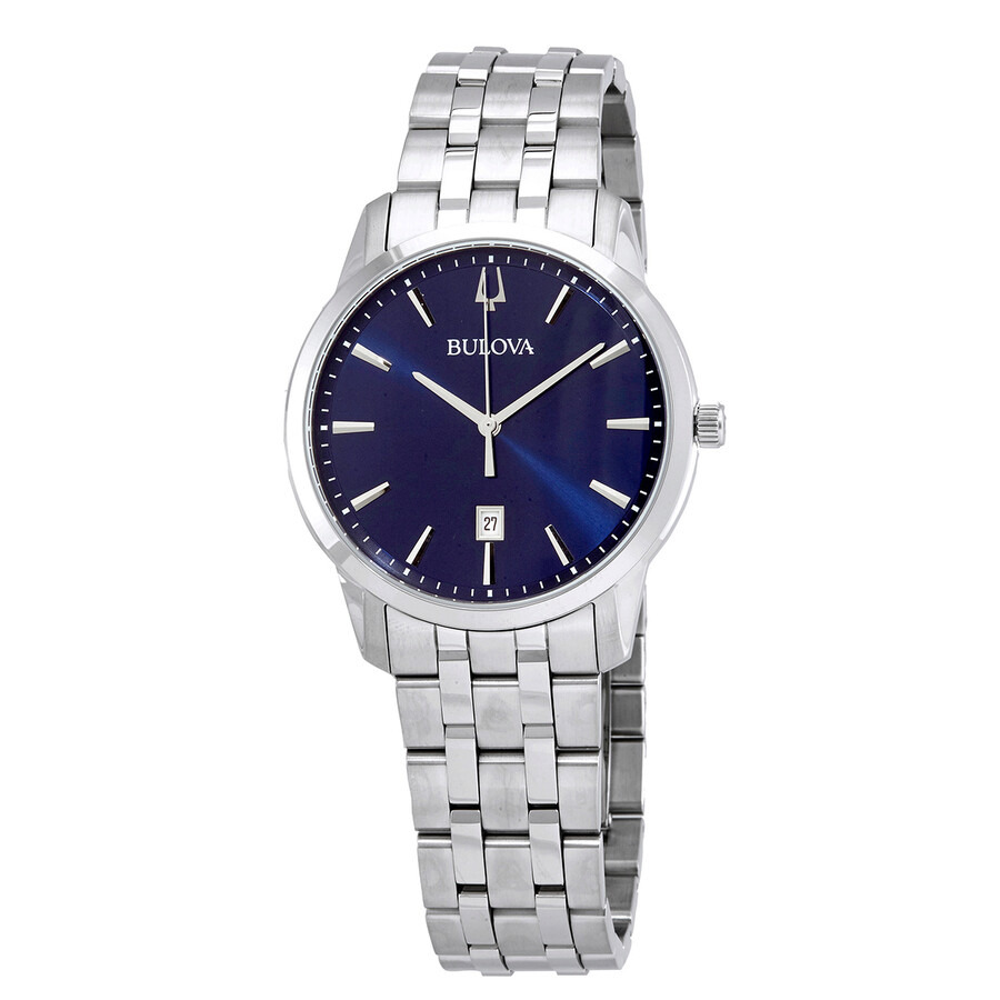Bulova - Bulova Sutton Quartz Blue Dial Men's Watch 96B338 - 1