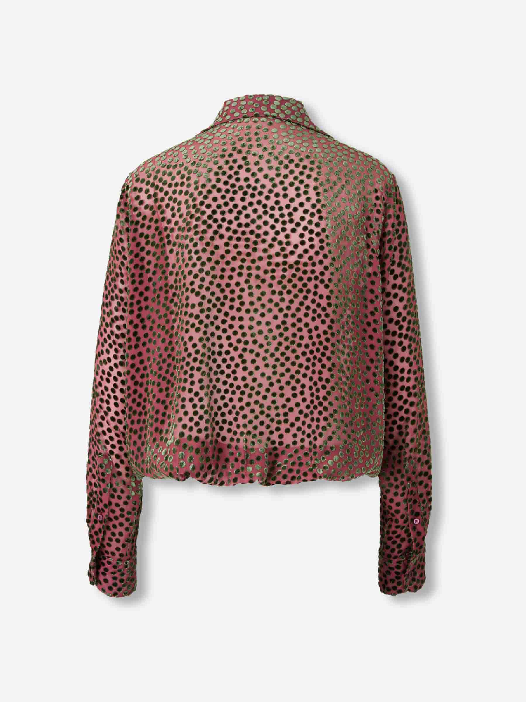 DEVORÉ CROSS BLOUSE - 2