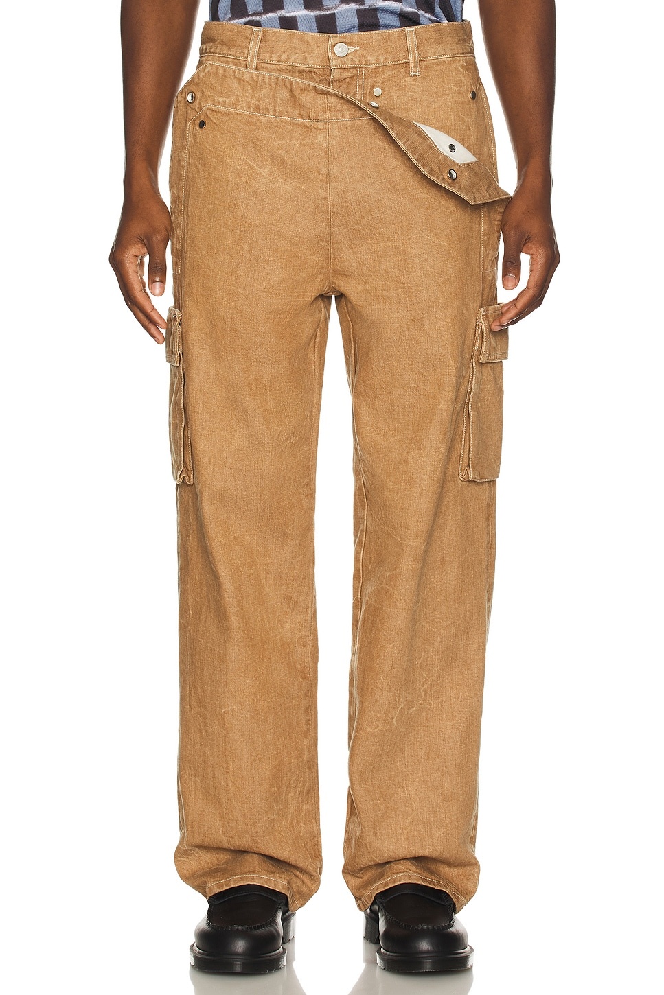 Peek-A-Boo Denim Trouser - 4