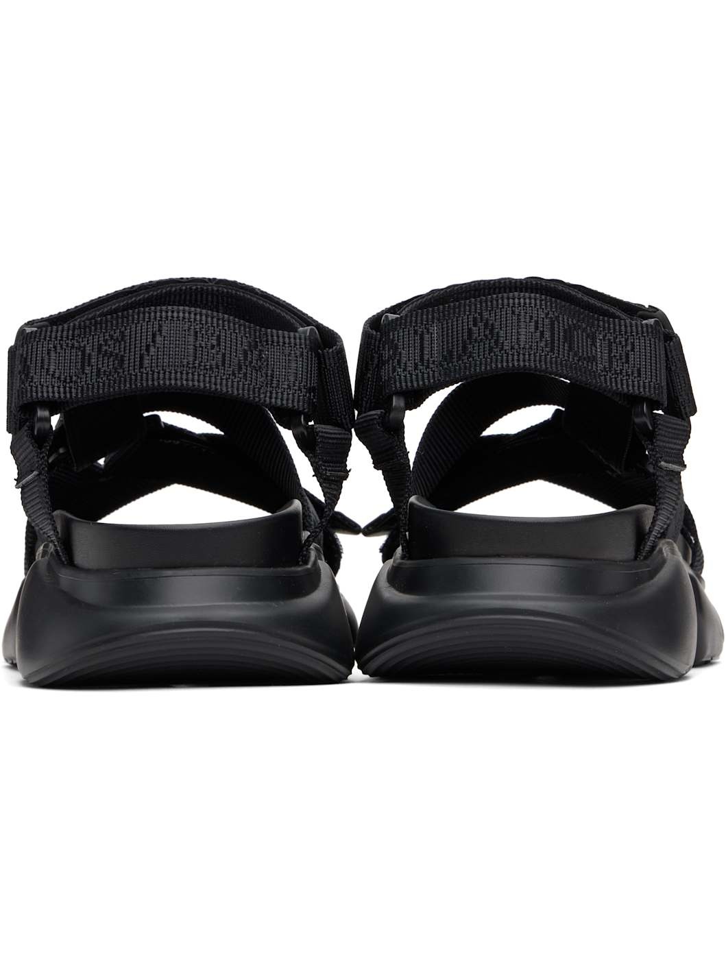 Black Platform Sandals - 2