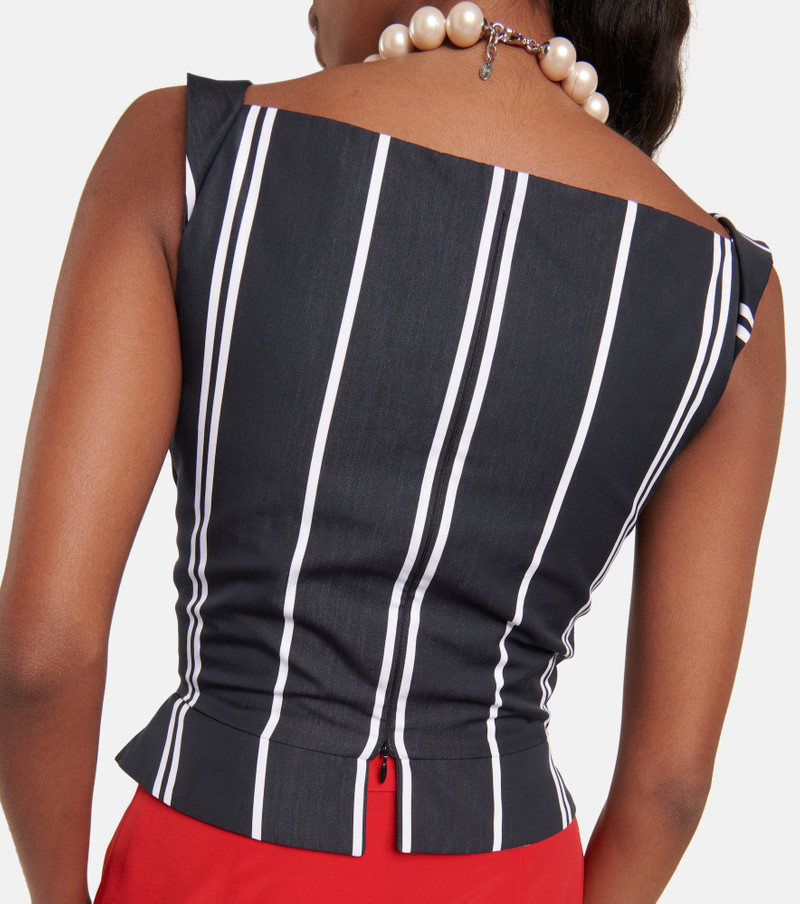 Sunday off-shoulder cotton corset top 5