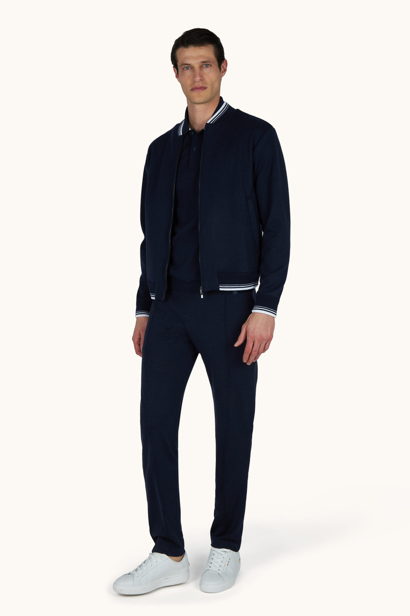 Paul & Shark LEISURE PANTS IN WOOL AND SILK KNIT outlook
