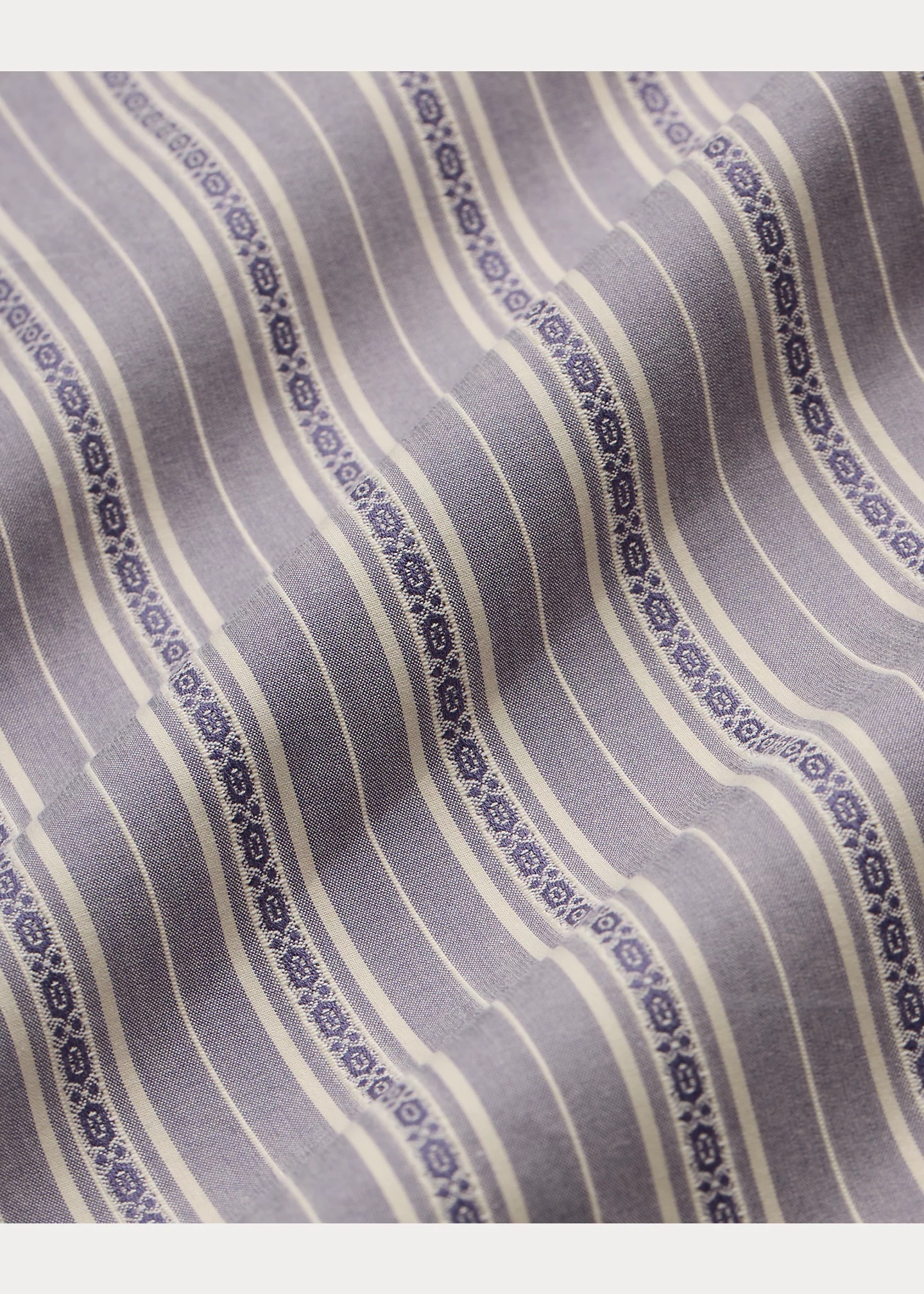 Slim Fit Striped Dobby Shirt - 10