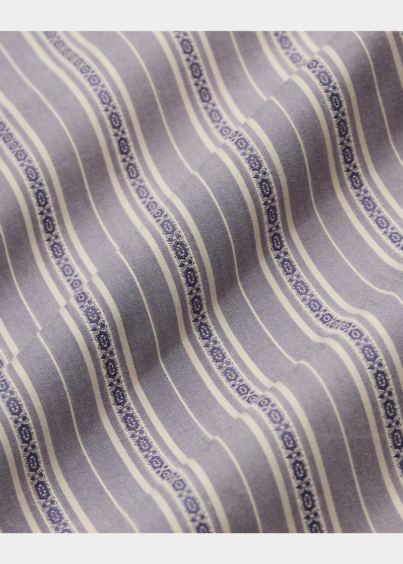 Slim Fit Striped Dobby Shirt 10