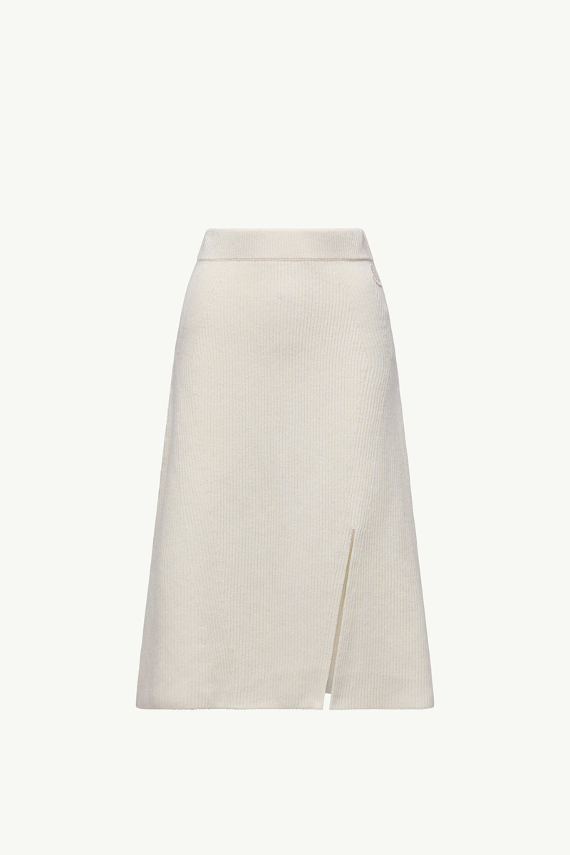 Wool & Cashmere Midi Skirt 1