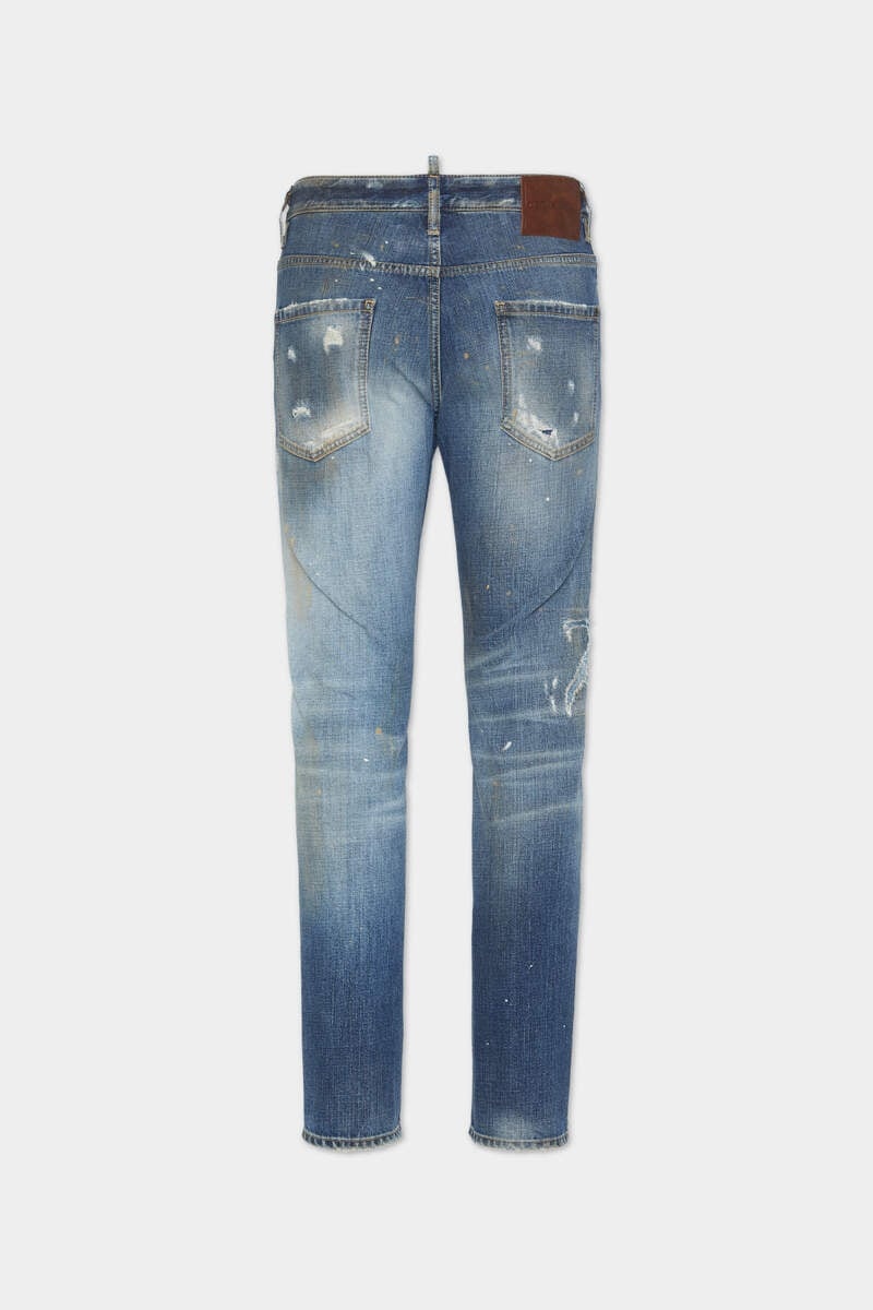 MEDIUM PRESSED SAND SCARED WASH COOL GUY JEANS - 2