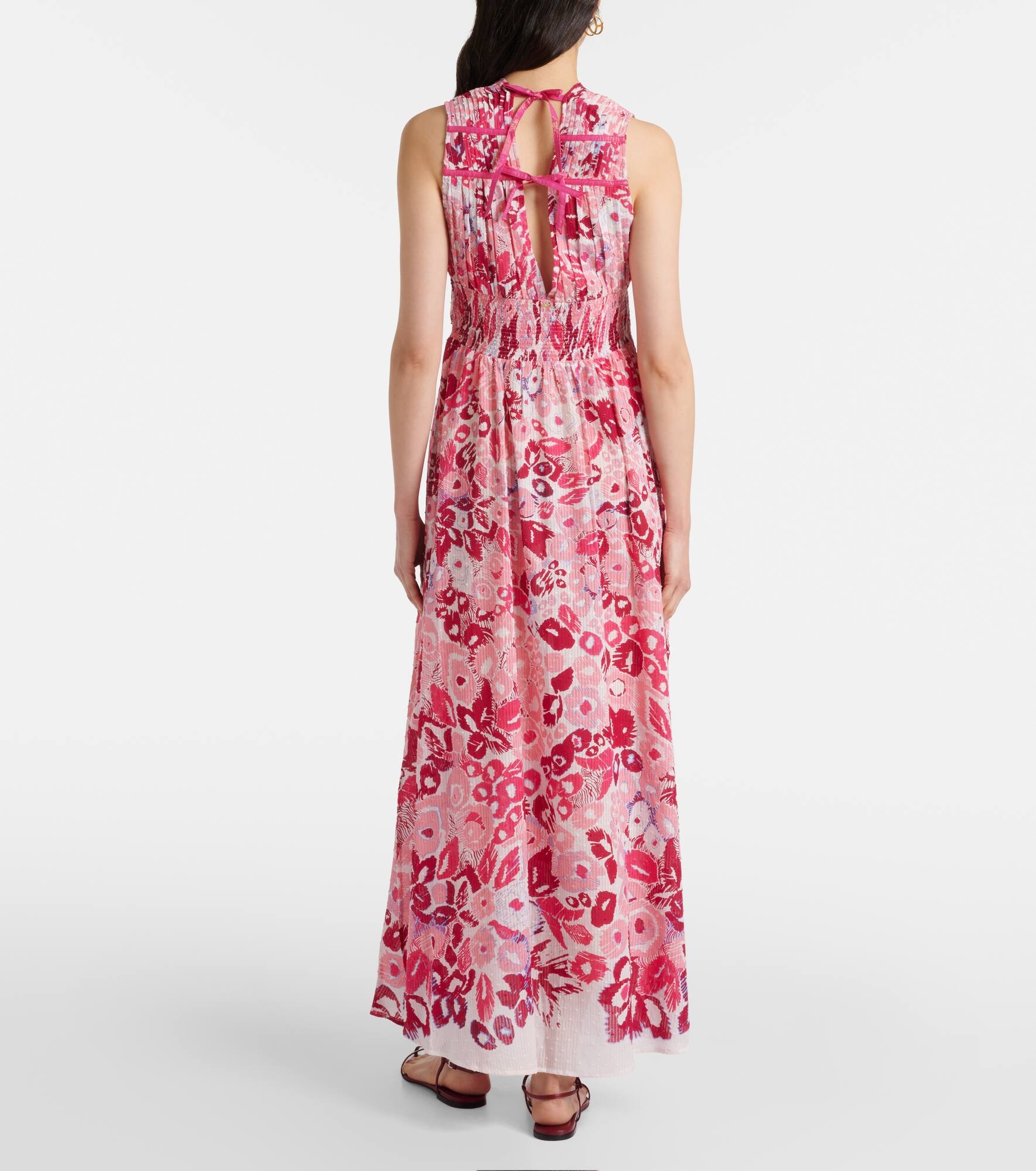 Chiara floral cotton maxi dress - 3