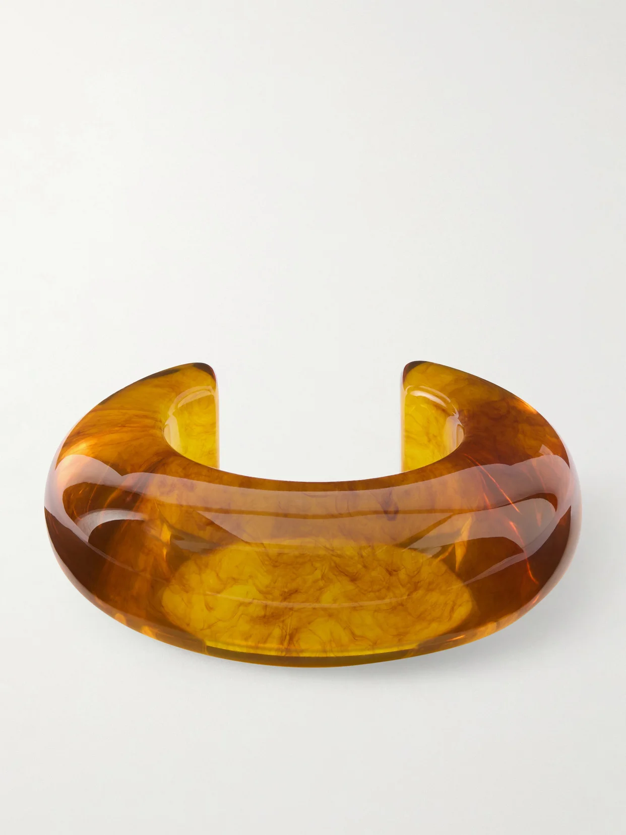 Arc Tortoiseshell Resin Cuff - 1