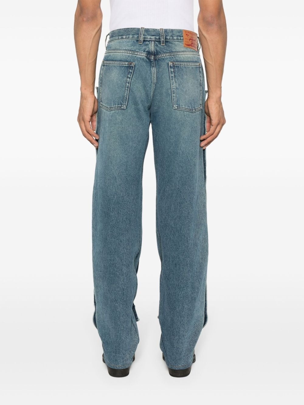Evergreen Snap Off straight-leg jeans - 5