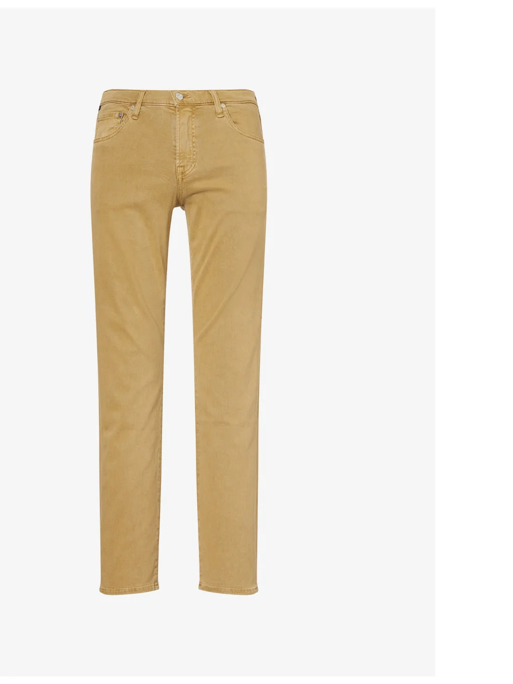 London slip-pocket straight-leg regular-fit cotton-blend trousers - 1