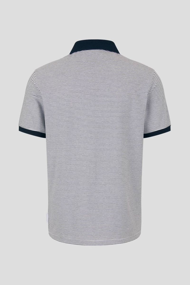 BOGNER CLAUS POLO SHIRT IN NAVY BLUE/WHITE outlook