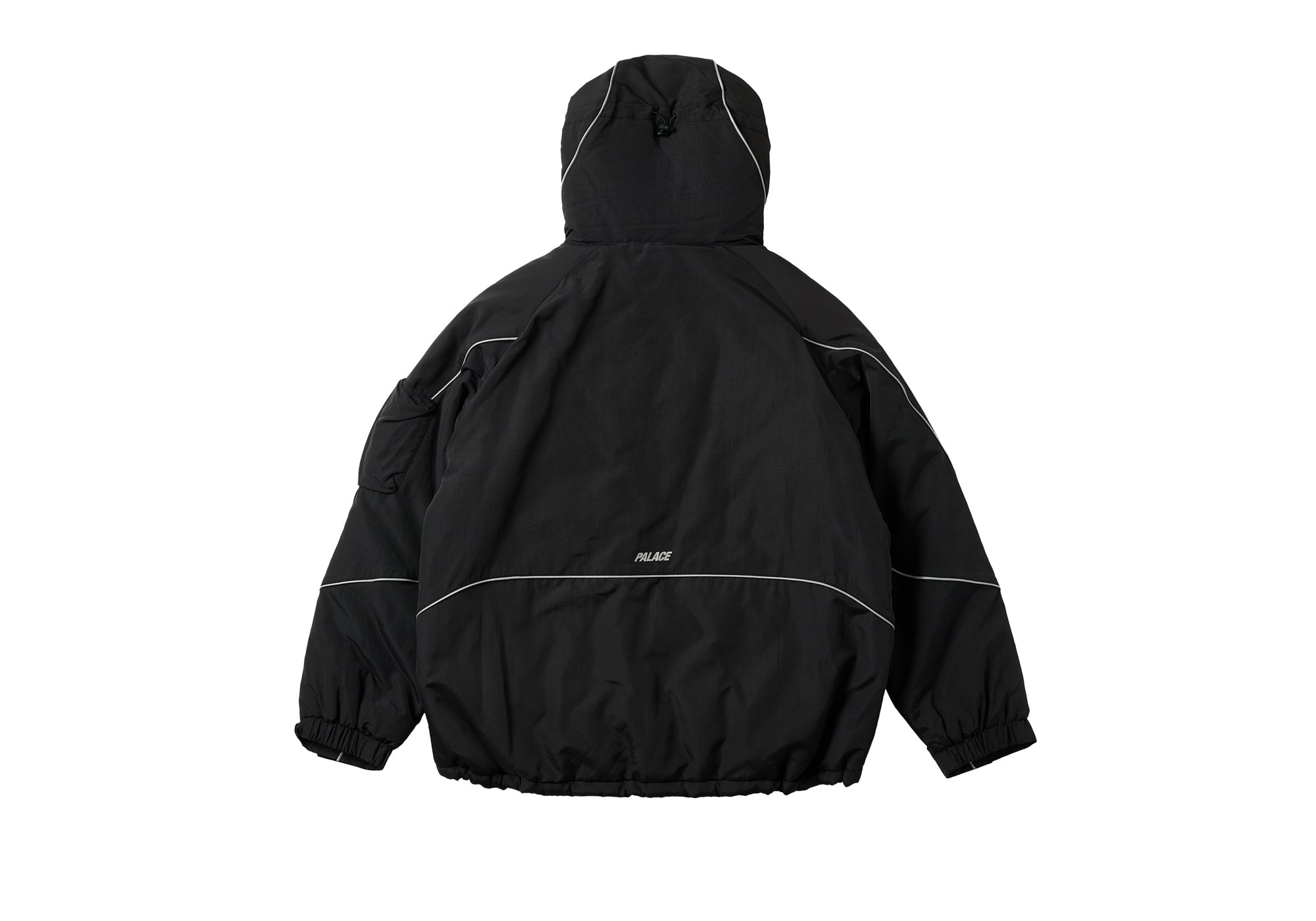 PALACE M TECH HOODED JACKET BLACK REVERSIBLE