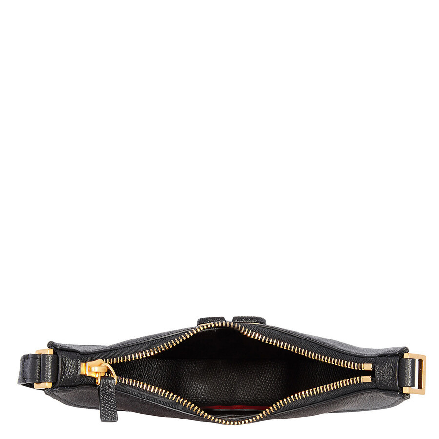 Valentino Mini V-Logo Signature Leather Hobo Bag - 4