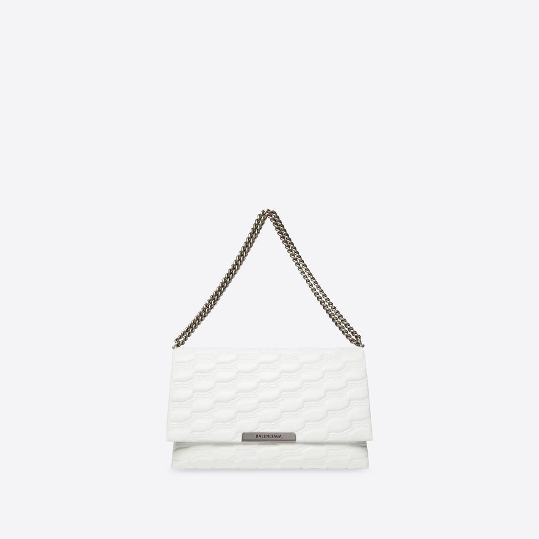 Women's Triplet Xl Bag Bb Monogram in White - 1