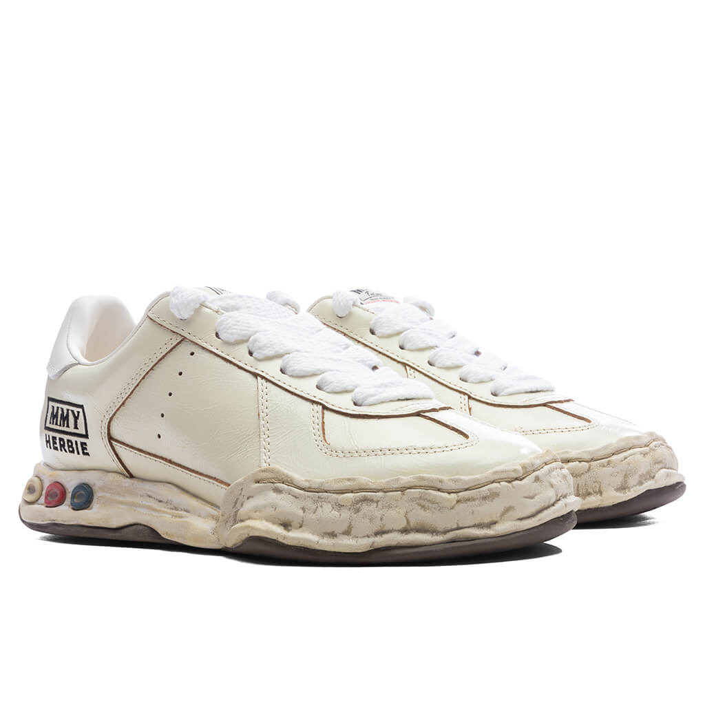 HERBIE LOW OG SOLE WRINKLED LEATHER - WHITE - 2