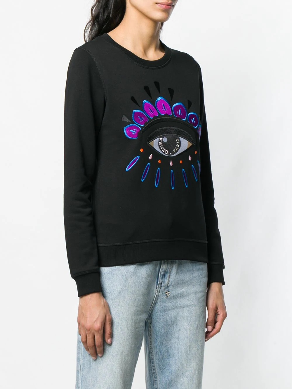 Evil Eye embroidered sweatshirt - 3