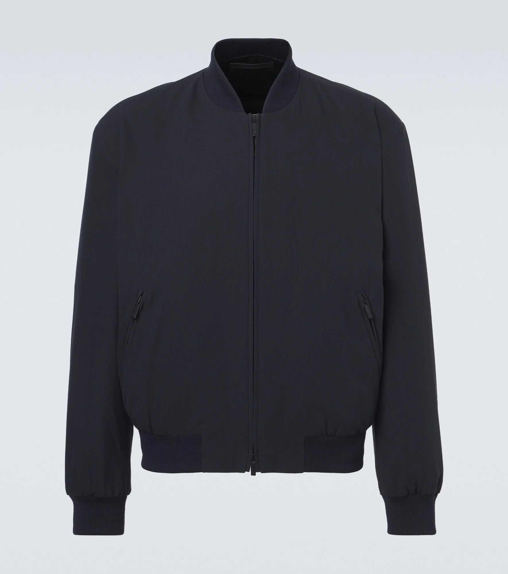 Cotton-blend bomber jacket - 1