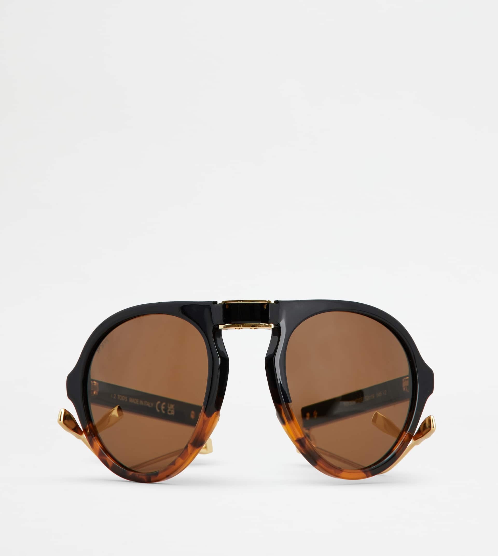 FOLDABLE SUNGLASSES - BROWN, BLACK - 8