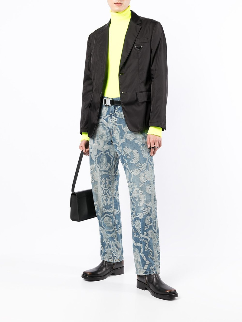 Martine Rose roll-neck ribbed-knit jumper outlook