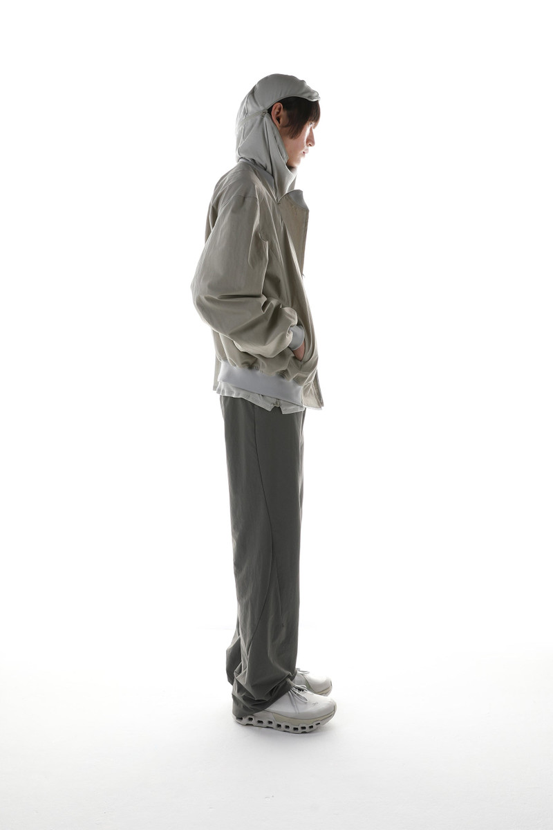 POST ARCHIVE FACTION (PAF) 6.0 HOODIE CENTER (GREY GREEN) outlook