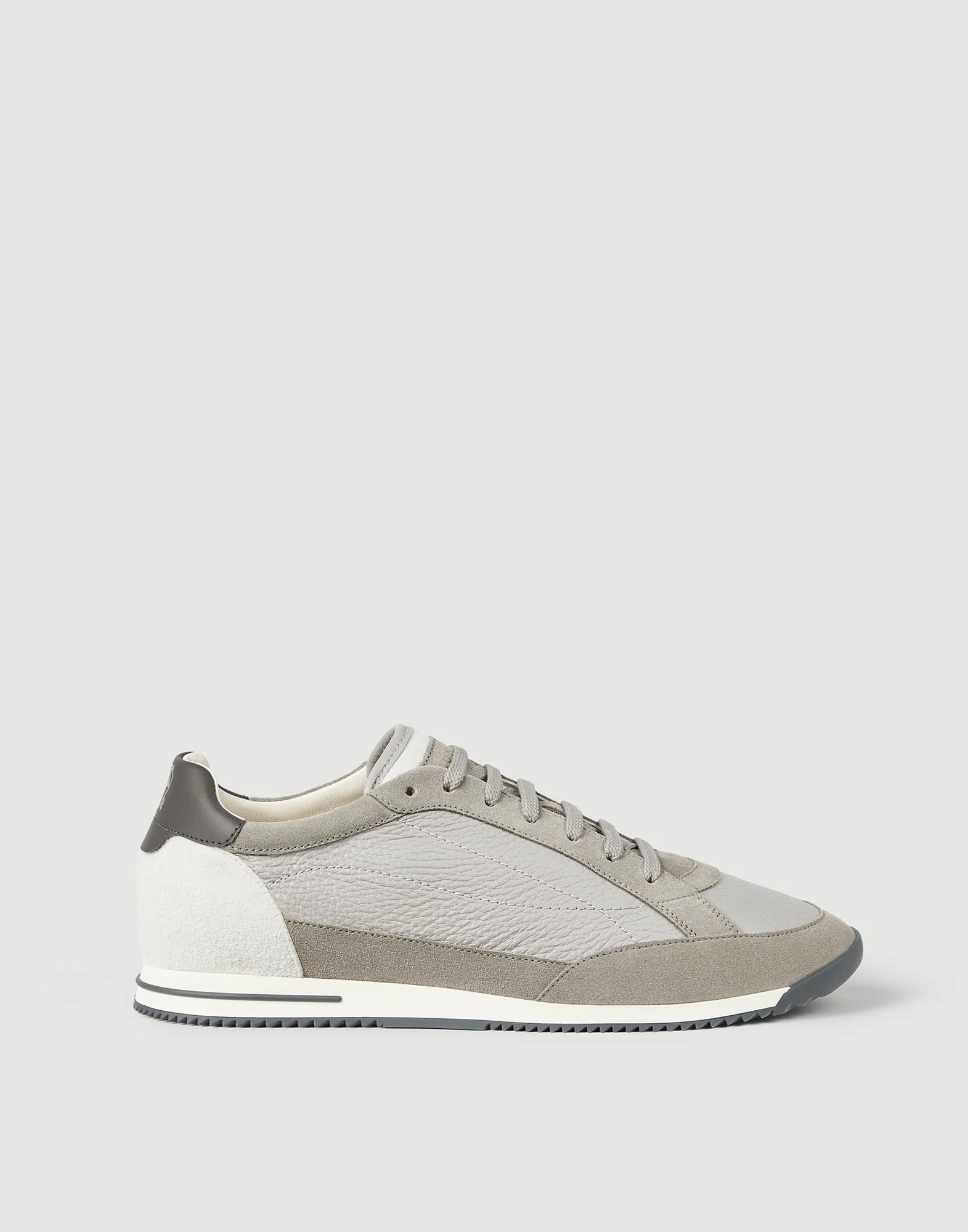 Deerskin and suede sneakers - 1