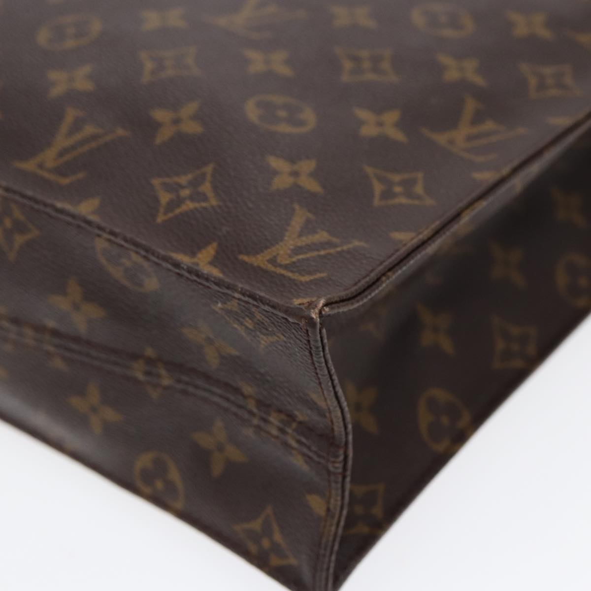 LOUIS VUITTON Monogram Sac Plat Hand Bag M51140 - 13