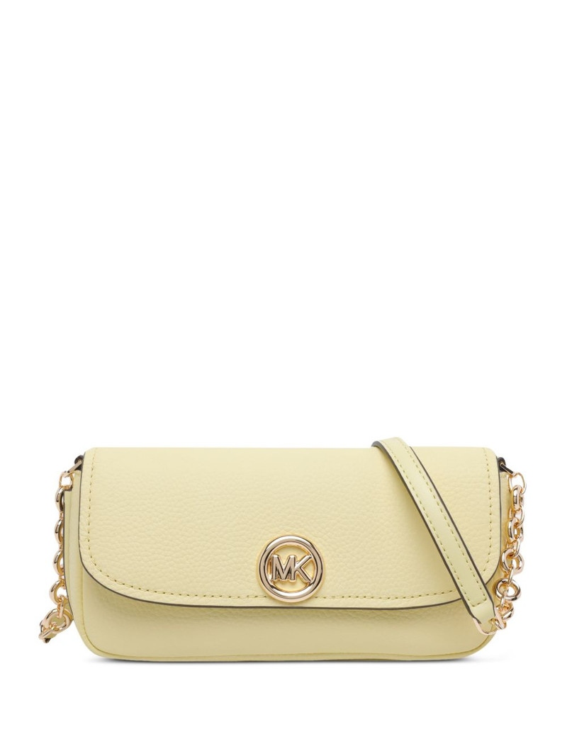 logo-plaque shoulder bag 1