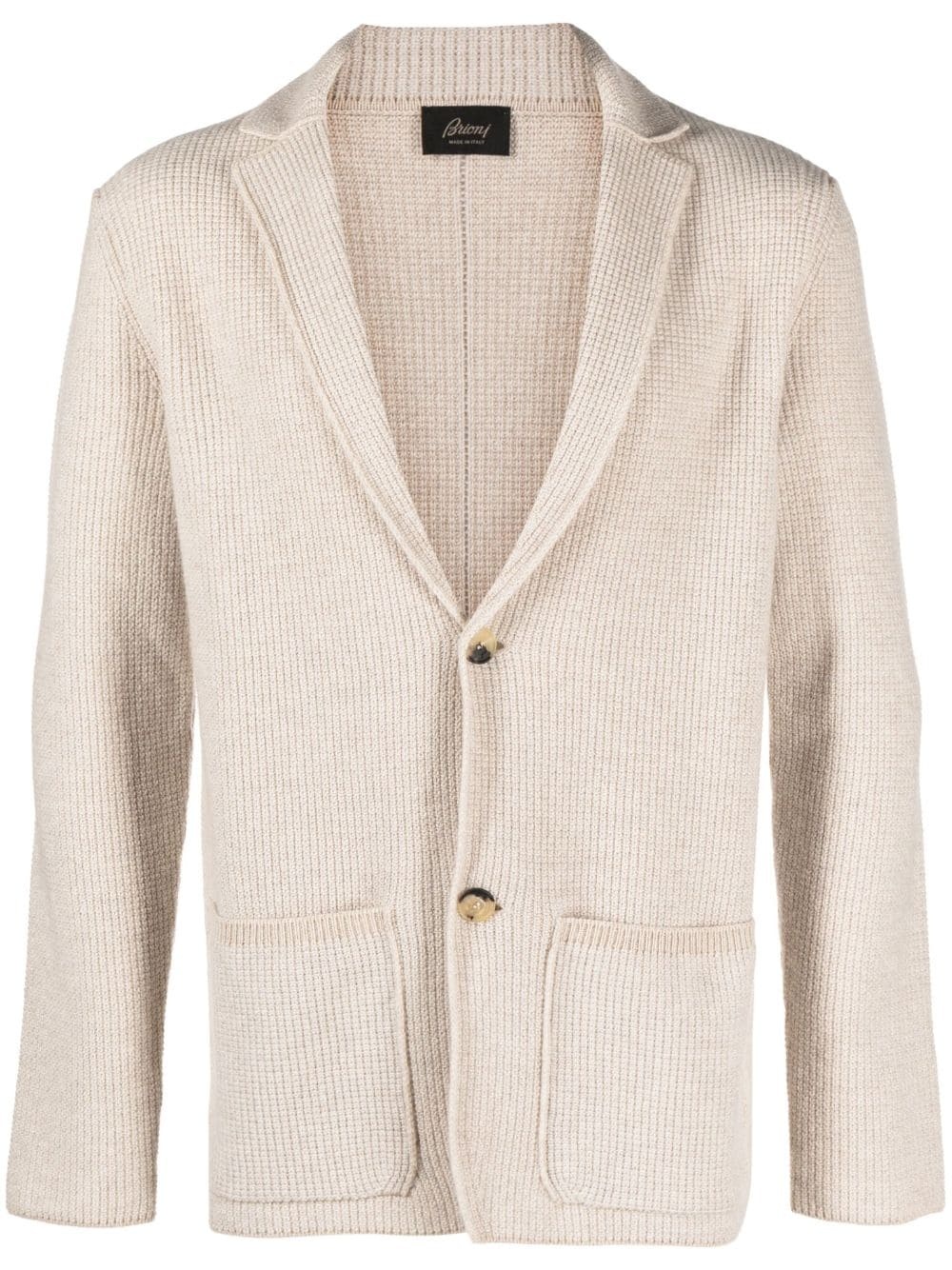 knitted cashmere-blend cardigan - 1