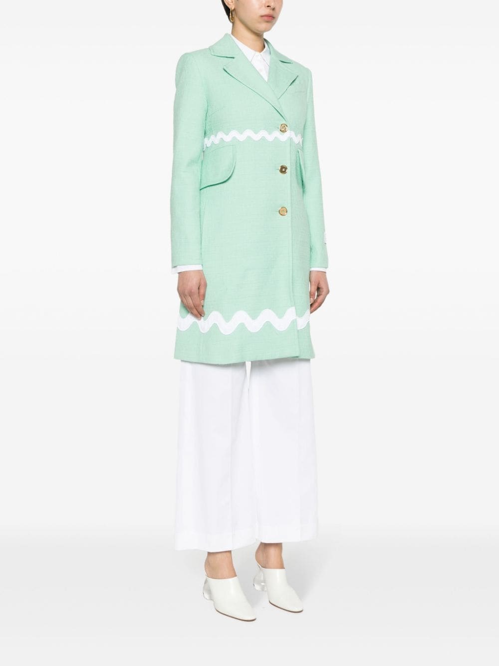 Wave tweed coat - 3
