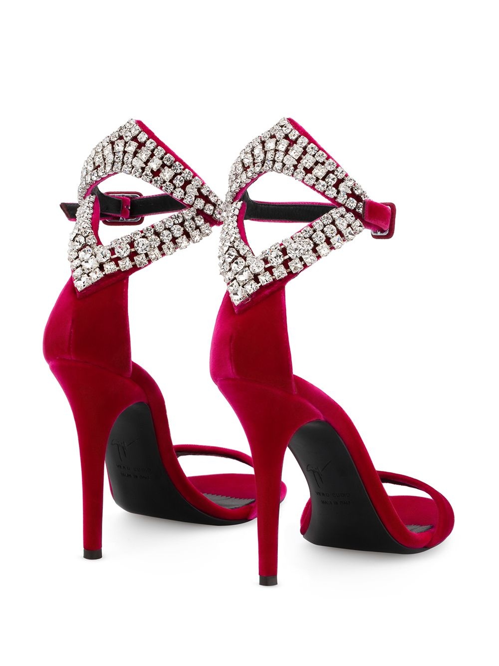 Tricia crystal-embellished sandals - 3