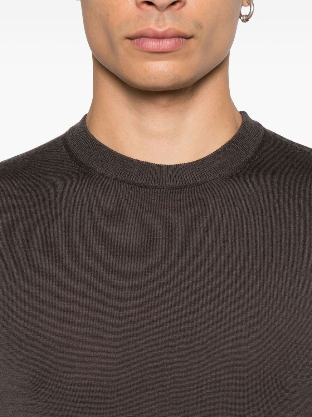 crew-neck wool sweater - 5