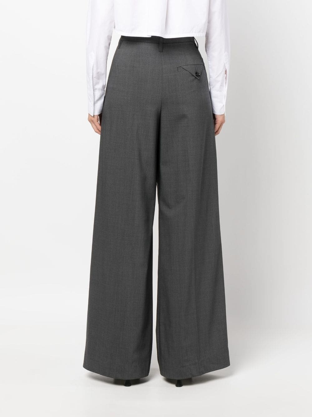 high-waisted palazzo pants - 4